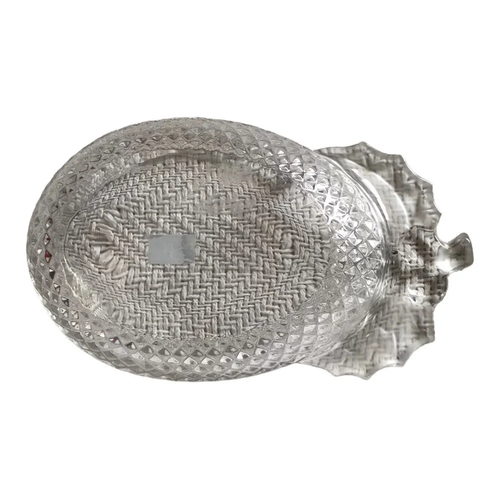 Studio Nova Crystal Holly Berry Oval Dish